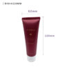 100g plastic facial cleanser packaging tube