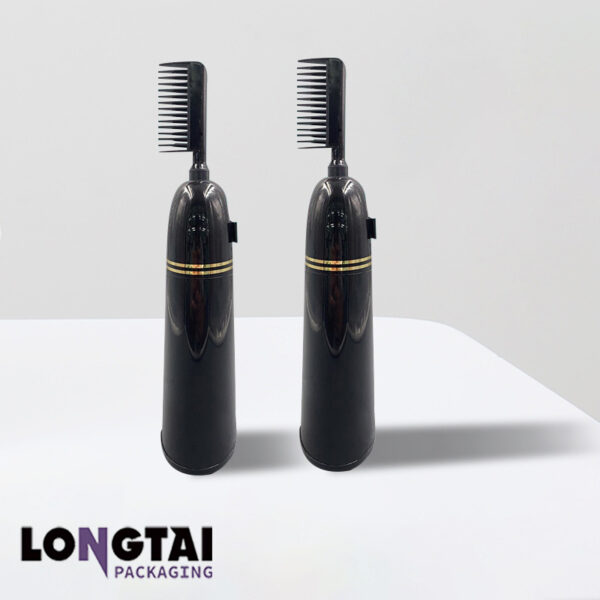 200/300/400ml black PET foaming mousse bottle