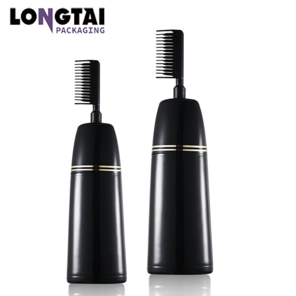 200/300/400ml black PET foaming mousse bottle