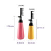 PET salon hair dyeing bottle with comb applicator