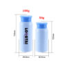 50g/100g HDPE talcum powder packaging bottle