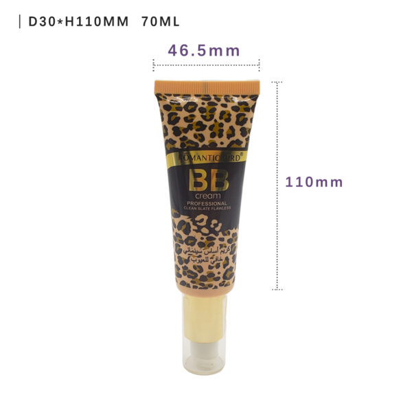 D30mm BB cream packaging tube with pump