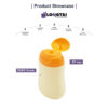 100g HDPE baby lotion oval shape bottle