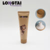 Eco friendly 100ml kraft paper packaging tube