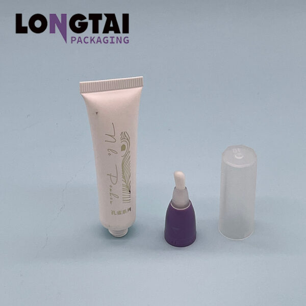 20ml PE packaging tube with fiber brush