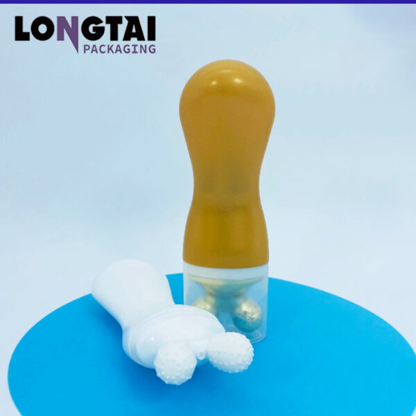 150ml PP bottle with double roller ball massage head