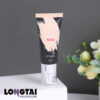 35ml foundation cream tube with silver airless pump