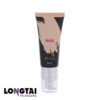 35ml foundation cream tube with silver airless pump