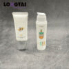 40g flat BB cream packaging tube with airless pump