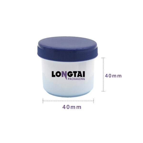 40g/50g plastic scrub packaging jar