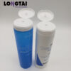 200ml gel/cream packaging tube with thin flip top cap